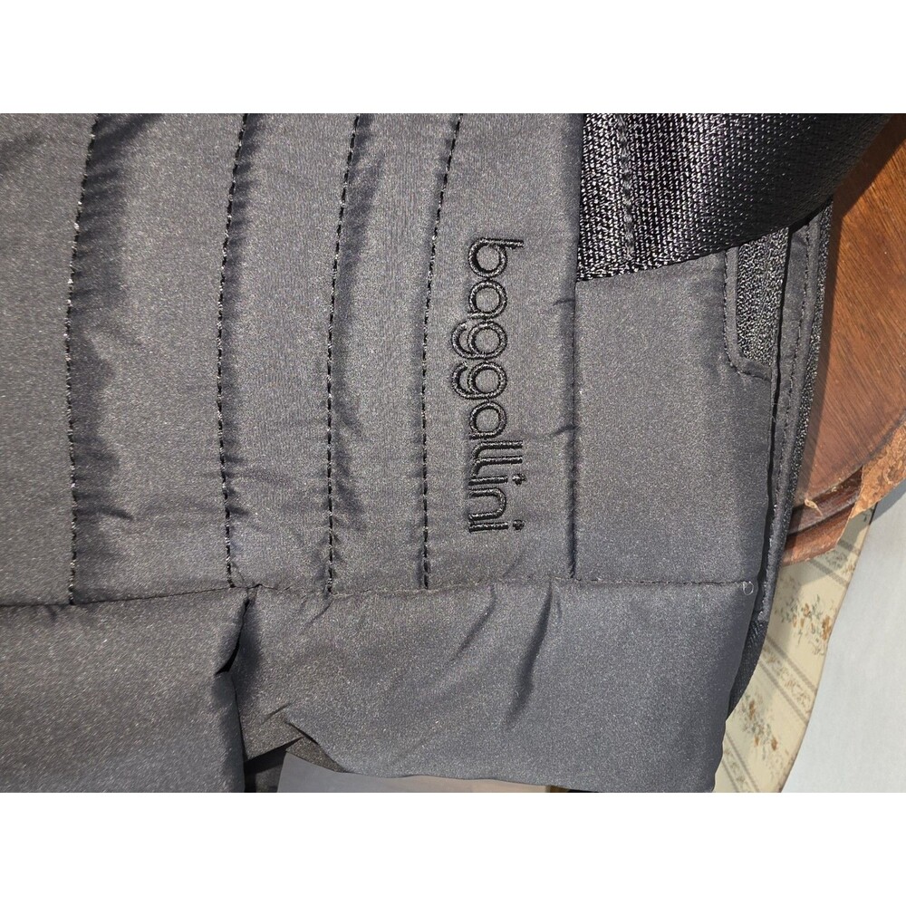 Baggallini Set Wave Tote NWT Black Travel Tote Laptop Shoulder Bag Quilted - Picture 4 of 8